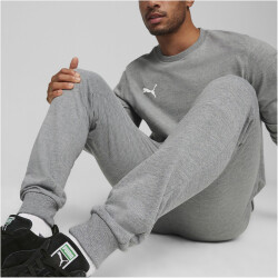 PUMA teamGOAL Casuals Jogginghose Herren 33 - medium gray heather/puma white L
