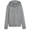 PUMA teamGOAL Casuals Kapuzenjacke Damen 33 - medium gray heather/puma white XS
