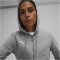 PUMA teamGOAL Casuals Kapuzenjacke Damen 33 - medium gray heather/puma white XS