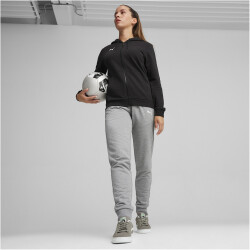 PUMA teamGOAL Casuals Kapuzenjacke Damen 03 - PUMA black/PUMA white XS