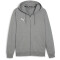 PUMA teamGOAL Casuals Kapuzenjacke Herren 33 - medium gray heather/puma white L