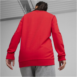 PUMA teamGOAL Casuals Crew Neck Sweatshirt Damen 01 - PUMA red/PUMA white XL