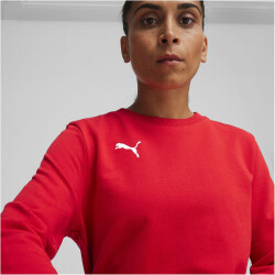 PUMA teamGOAL Casuals Crew Neck Sweatshirt Damen 01 - PUMA red/PUMA white XL