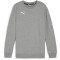 PUMA teamGOAL Casuals Crew Neck Sweatshirt Jungen 33 - medium gray heather/puma white 116
