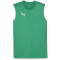 PUMA teamFINAL ärmelloses Trainingsshirt Herren 05 - sport green/puma silver 3XL