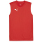 PUMA teamFINAL &auml;rmelloses Trainingsshirt Herren 01 - PUMA red/PUMA silver S