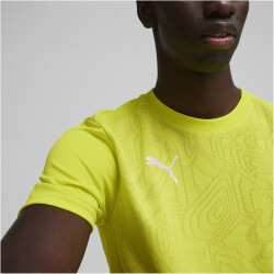 PUMA teamFINAL Trainingsshirt Herren 30 - electric lime/puma silver M
