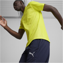 PUMA teamFINAL Trainingsshirt Herren 30 - electric lime/puma silver M