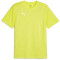 PUMA teamFINAL Trainingsshirt Herren 30 - electric lime/puma silver L