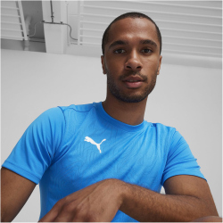 PUMA teamFINAL Trainingsshirt Herren 02 - ignite blue/puma silver S