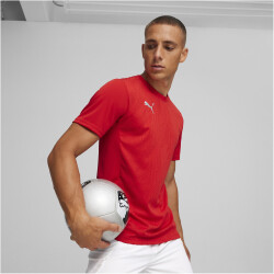 PUMA teamFINAL Trainingsshirt Herren 01 - PUMA red/PUMA...