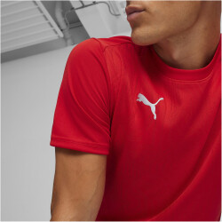 PUMA teamFINAL Trainingsshirt Herren 01 - PUMA red/PUMA silver M