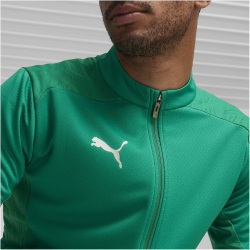 PUMA teamFINAL Trainingsjacke Herren 05 - sport green/puma silver S