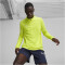 PUMA teamFINAL 1/4-Zip Trainings-Top Herren 30 - electric lime/puma silver S