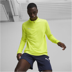 PUMA teamFINAL 1/4-Zip Trainings-Top Herren 30 - electric...
