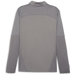 PUMA teamFINAL 1/4-Zip Trainings-Top Herren 13 - cast iron/puma silver S