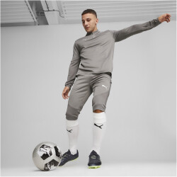 PUMA teamFINAL 1/4-Zip Trainings-Top Herren 13 - cast iron/puma silver M