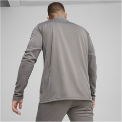 PUMA teamFINAL 1/4-Zip Trainings-Top Herren 13 - cast iron/puma silver M