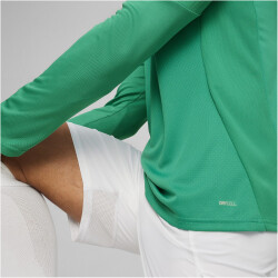 PUMA teamFINAL 1/4-Zip Trainings-Top Herren 05 - sport green/puma silver S