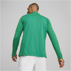 PUMA teamFINAL 1/4-Zip Trainings-Top Herren 05 - sport green/puma silver S