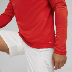 PUMA teamFINAL 1/4-Zip Trainings-Top Herren 01 - PUMA red/PUMA silver S