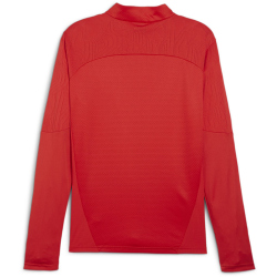 PUMA teamFINAL 1/4-Zip Trainings-Top Herren 01 - PUMA red/PUMA silver S