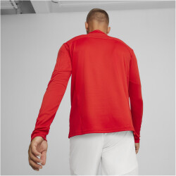 PUMA teamFINAL 1/4-Zip Trainings-Top Herren 01 - PUMA red/PUMA silver XL