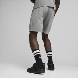 PUMA teamFINAL Casuals Shorts Herren 33 - medium gray heather/puma silver L