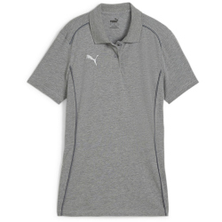 PUMA teamFINAL Casuals Poloshirt Damen 33 - medium gray...