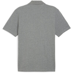 PUMA teamFINAL Casuals Poloshirt Herren 33 - medium gray heather/puma silver M