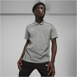 PUMA teamFINAL Casuals Poloshirt Herren 33 - medium gray...