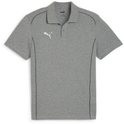 PUMA teamFINAL Casuals Poloshirt Herren 33 - medium gray...