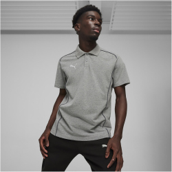 PUMA teamFINAL Casuals Poloshirt Herren 33 - medium gray...