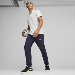PUMA teamFINAL Casuals Poloshirt Herren 04 - PUMA white/PUMA silver S