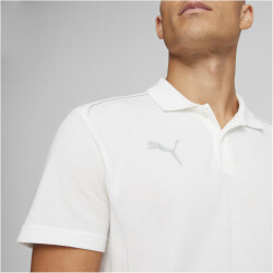 PUMA teamFINAL Casuals Poloshirt Herren 04 - PUMA white/PUMA silver 3XL