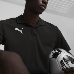 PUMA teamFINAL Casuals Poloshirt Herren 03 - PUMA black/PUMA silver 3XL