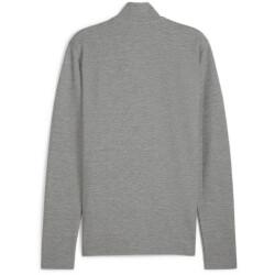 PUMA teamFINAL Casuals Kapuzenjacke Herren 33 - medium gray heather/puma silver XL