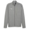 PUMA teamFINAL Casuals Kapuzenjacke Herren 33 - medium gray heather/puma silver XL