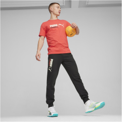 PUMA Handball T-Shirt Herren 09 - active red/sugared almond S