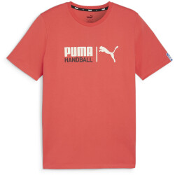 PUMA Handball T-Shirt Herren 09 - active red/sugared...