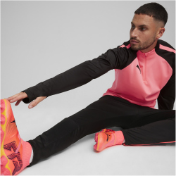 PUMA teamLIGA 1/4-Zip Top 57 - sunset glow/puma black S