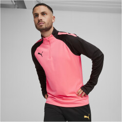 PUMA teamLIGA 1/4-Zip Top 57 - sunset glow/puma black L