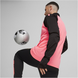 PUMA teamLIGA 1/4-Zip Top 57 - sunset glow/puma black XXL