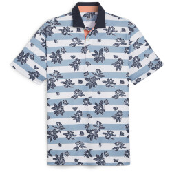 PUMA Pique Garden Poloshirt Herren 03 - zen blue/deep navy L