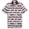 PUMA Pique Garden Poloshirt Herren 01 - deep navy/melon punch S