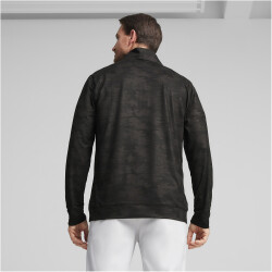 PUMA Cloudspun Camo 1/4-Zip Golf-Sweatshirt Herren 01 - PUMA black S