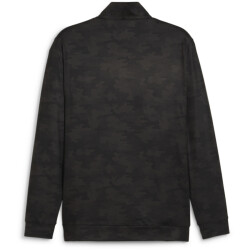 PUMA Cloudspun Camo 1/4-Zip Golf-Sweatshirt Herren 01 - PUMA black S