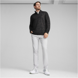 PUMA Cloudspun Camo 1/4-Zip Golf-Sweatshirt Herren 01 - PUMA black L