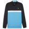 PUMA Pure Colorblock 1/4-Zip Golf-Sweatshirt Herren 03 - PUMA black/aqua blue M