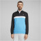 PUMA Pure Colorblock 1/4-Zip Golf-Sweatshirt Herren 03 - PUMA black/aqua blue M